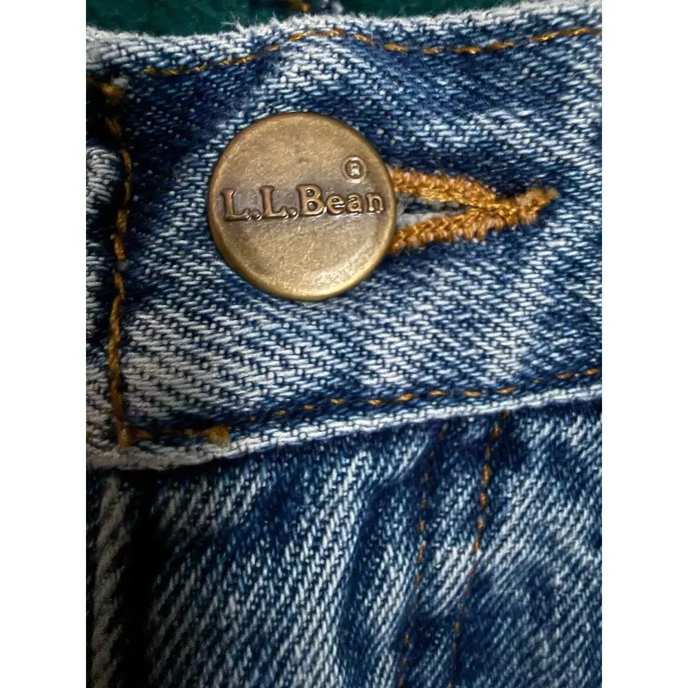 Vintage L.L.‎ Bean Fleece Lined Mens Jeans Workwear Winter Denim 33x30